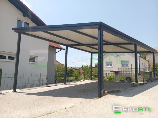 Montažna garaža i nadstrešnica, Eko Stil, ugrađeno – fotografija 5