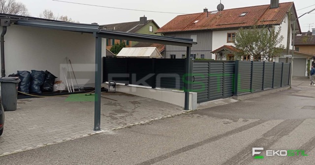 Montažna garaža i nadstrešnica, Eko Stil, ugrađeno – fotografija 8